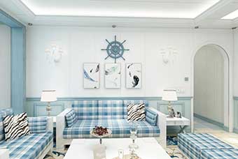 辽阳地中海风格-客厅