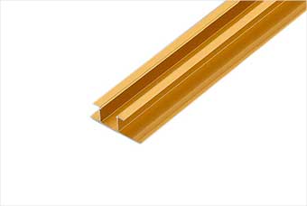 辽阳航空纤维墙咔铝合金带灯中条（钛金氧化）