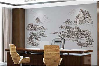 辽阳森佰汇航空纤维墙咔（山水之间）