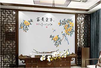 辽阳森佰汇航空纤维墙咔（富贵荣华）