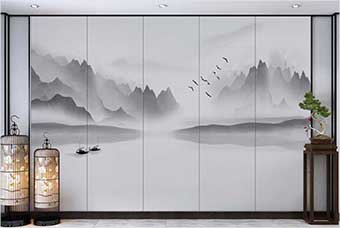 辽阳森佰汇航空纤维（山水画系列）