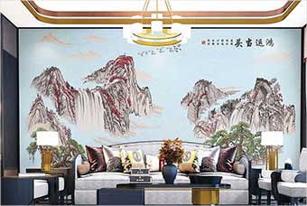 辽阳森佰汇航空纤维墙咔（鸿运当头）